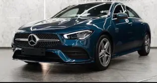 Mercedes CLA 200 2023 Blue Automatic Used for Sale in Greater Cairo ( Cairo + Giza)