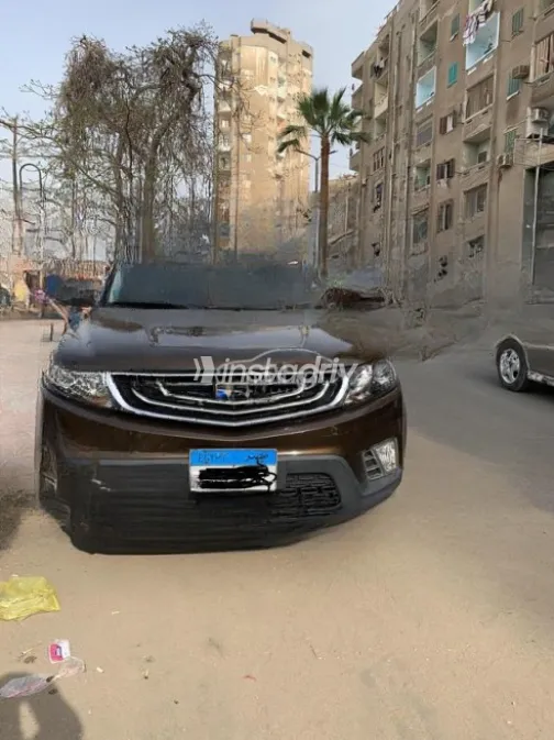 جيلي X7 2019 بني أوتوماتيك مستعملة للبيع في ميت غمر - 1