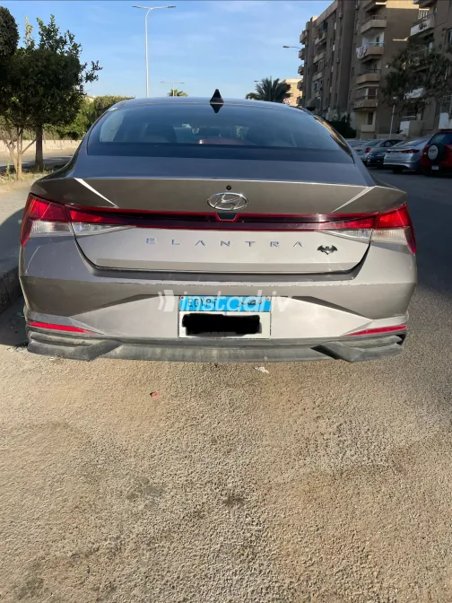 Hyundai Elantra CN7 2021 Gray Automatic Used for Sale in Greater Cairo ( Cairo + Giza) - 5