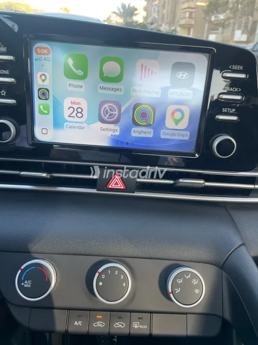 Hyundai Elantra CN7 2021 Gray Automatic Used for Sale in Greater Cairo ( Cairo + Giza) - 7
