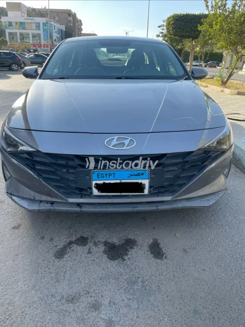 Hyundai Elantra CN7 2021 Gray Automatic Used for Sale in Greater Cairo ( Cairo + Giza) - 9