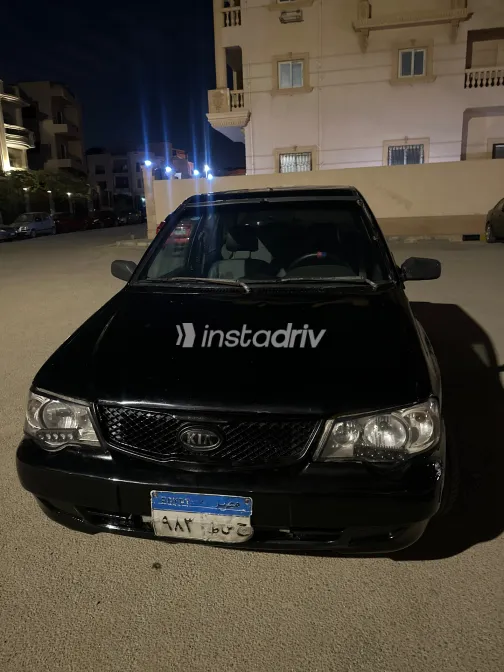 Kia Pride 2009 Black Manual Used for Sale in Greater Cairo ( Cairo + Giza) - 3