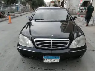 مرسيدس S 320 1999 أسود أوتوماتيك مستعملة للبيع في القاهرة الكبرى ( القاهرة - الجيزة)