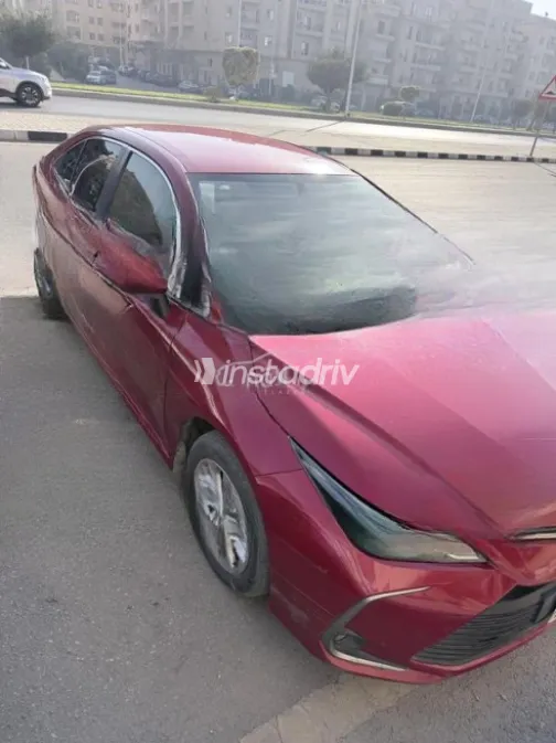 Toyota Corolla 2021 Red Automatic Used for Sale in Cairo - 2