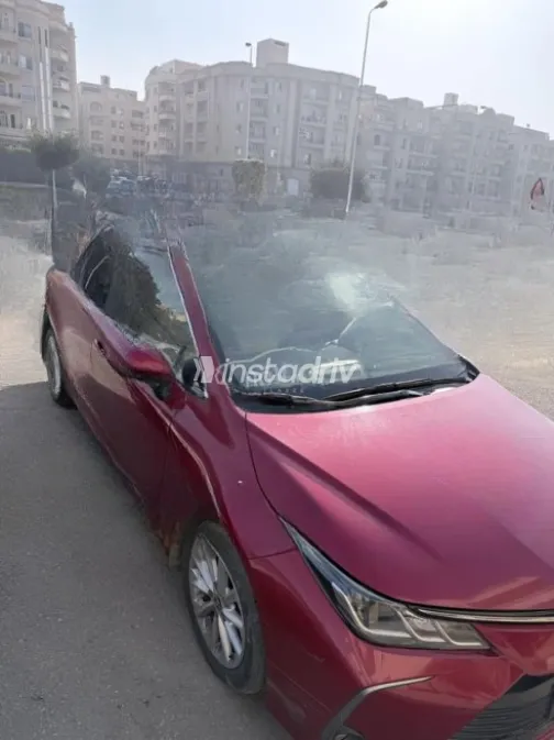 Toyota Corolla 2021 Red Automatic Used for Sale in Cairo - 3