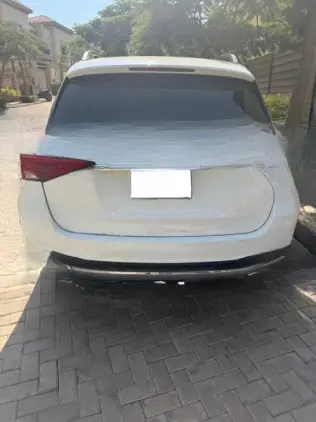 Mercedes GLE 450 2021 White Automatic Used for Sale in Sheikh Zayed City
