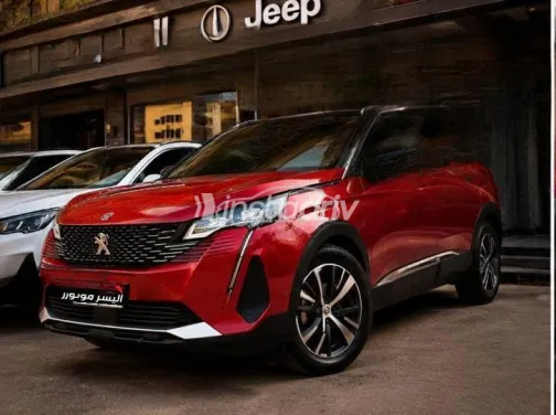 Peugeot 3008 2022 Red Automatic Used for Sale in Tanta - 1