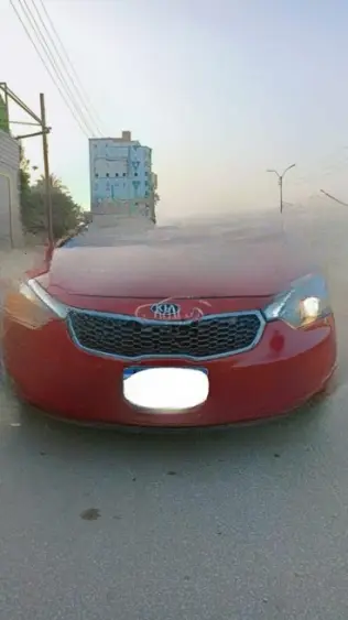 كيا سيراتو 2016 أحمر أوتوماتيك مستعملة للبيع في بني سويف‎