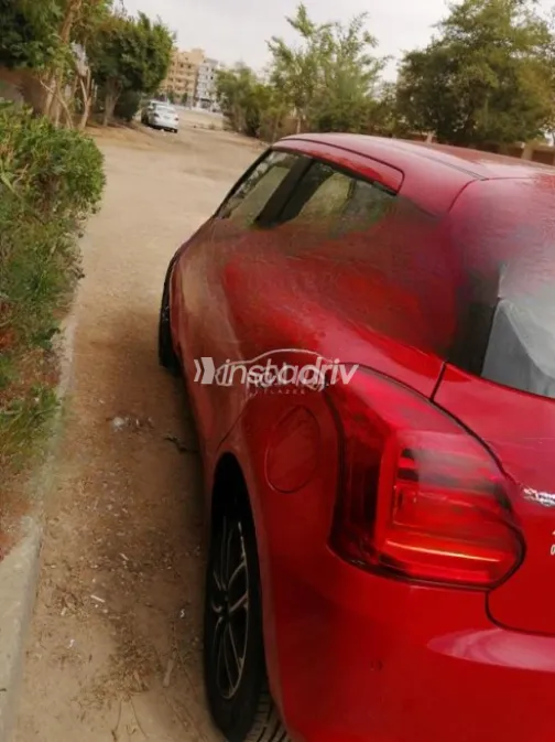 Suzuki Swift 2022 Red Automatic Used for Sale in Suez  - 2