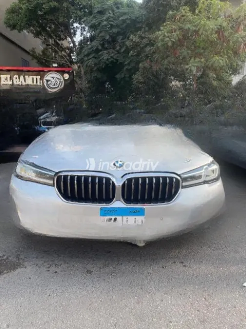 BMW 520 2021 Silver Automatic Used for Sale in Nasr city - 1