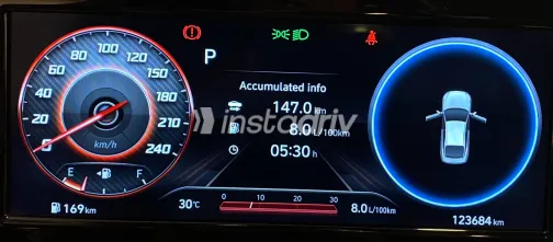 هيونداي إلنترا سى ان 7 2022 أسود أوتوماتيك مستعملة للبيع في القاهرة الكبرى ( القاهرة - الجيزة) - 4