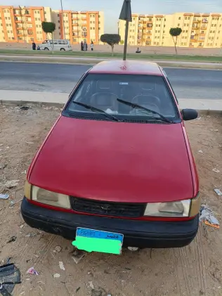 هيونداي اكسيل 1994 أحمر يدوي مستعملة للبيع في القاهرة الكبرى ( القاهرة - الجيزة)