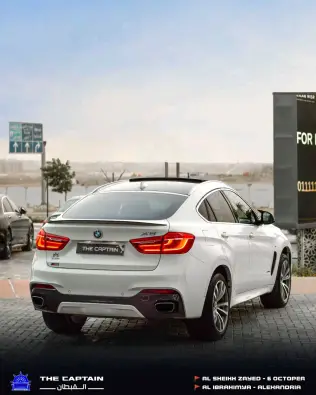 BMW X6 2019 White Automatic Used for Sale in Greater Cairo ( Cairo + Giza)