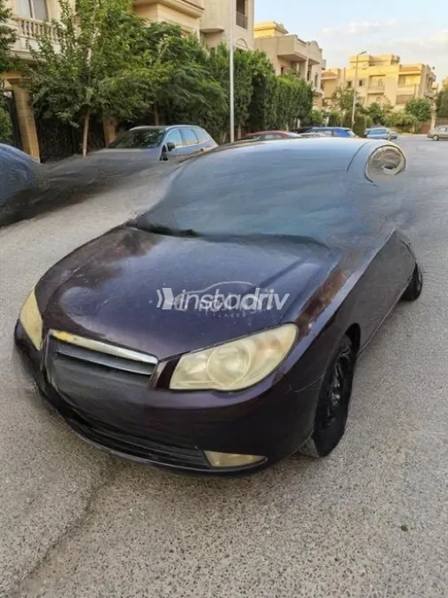 Hyundai Elantra 2008 Eggplant Automatic Used for Sale in Suez  - 3