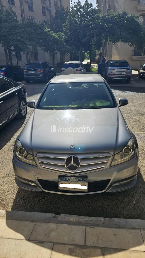 Mercedes C 180 2013 Gray Automatic Used for Sale in Greater Cairo ( Cairo + Giza) - 3