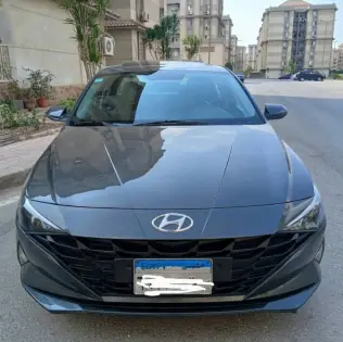 Hyundai Elantra 2021 Gray Automatic Used for Sale in Nasr city