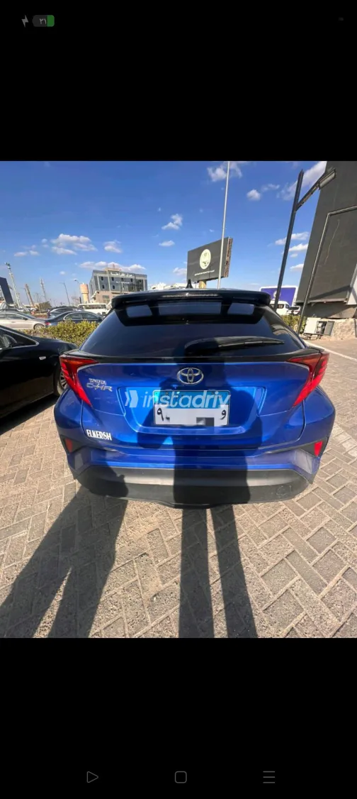 Toyota C-HR 2022 Blue Automatic Used for Sale in Greater Cairo ( Cairo + Giza) - 3