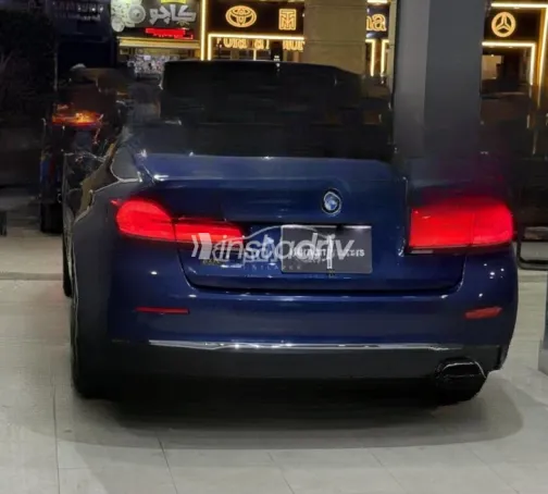 BMW 520 2023 Dark Blue Automatic Used for Sale in Damietta - 1