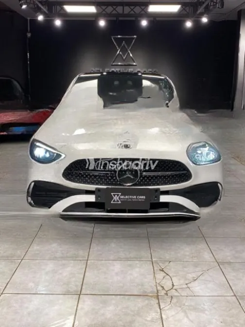 Mercedes C 180 2023 White Automatic Used for Sale in Cairo - 1