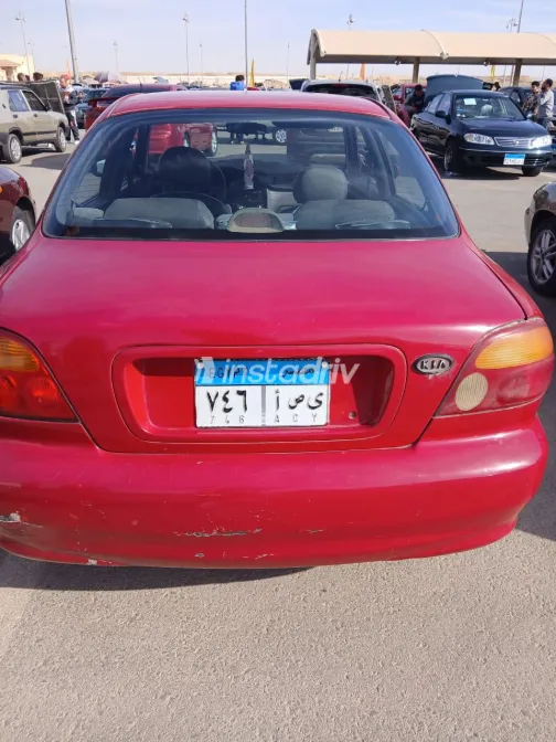 Kia Sephia 1999 Red Manual Used for Sale in Greater Cairo ( Cairo + Giza) - 3