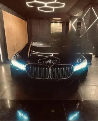 BMW 740 2020 Black Automatic Used for Sale in Cairo