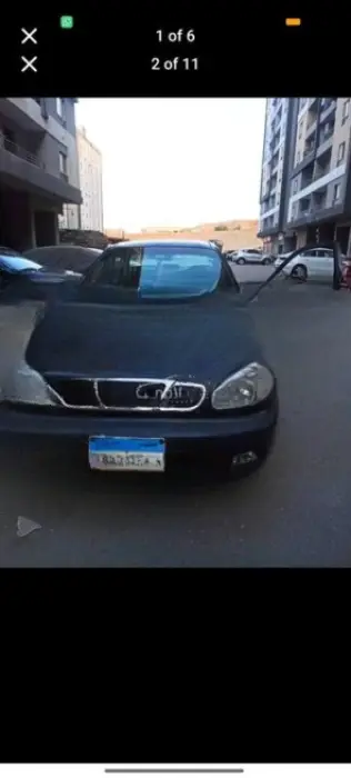 Chevrolet Lanos 2010 Black Manual Used for Sale in Cairo