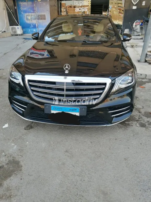 مرسيدس S 500 2019 أسود أوتوماتيك مستعملة للبيع في القاهرة الكبرى ( القاهرة - الجيزة) - 3