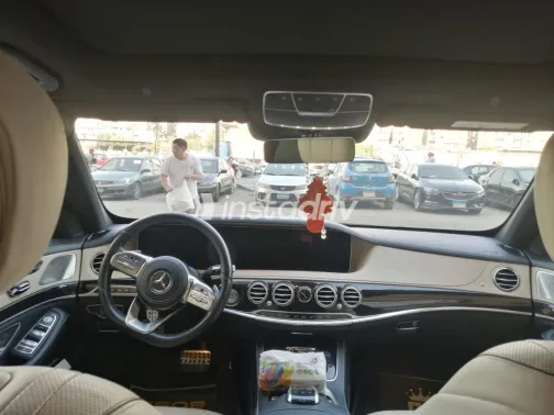مرسيدس S 500 2019 أسود أوتوماتيك مستعملة للبيع في القاهرة الكبرى ( القاهرة - الجيزة) - 10