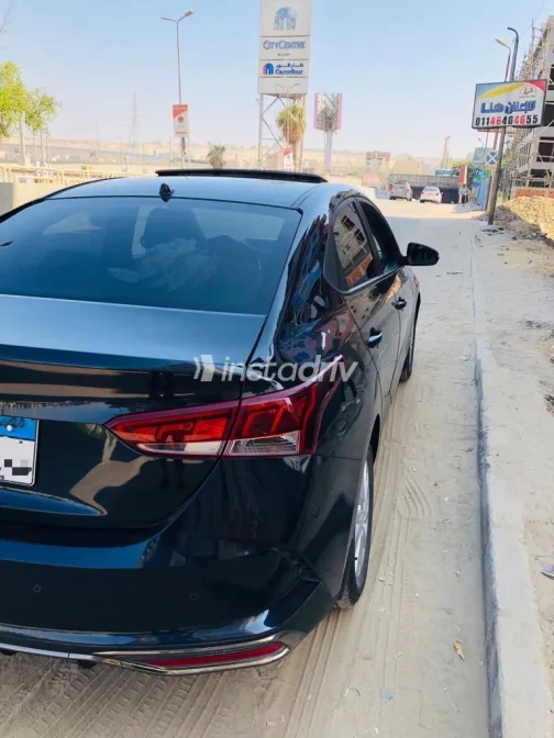 Hyundai Accent HCI 2021 Black Automatic Used for Sale in Greater Cairo ( Cairo + Giza) - 2
