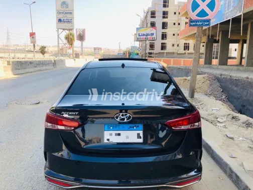 Hyundai Accent HCI 2021 Black Automatic Used for Sale in Greater Cairo ( Cairo + Giza) - 4