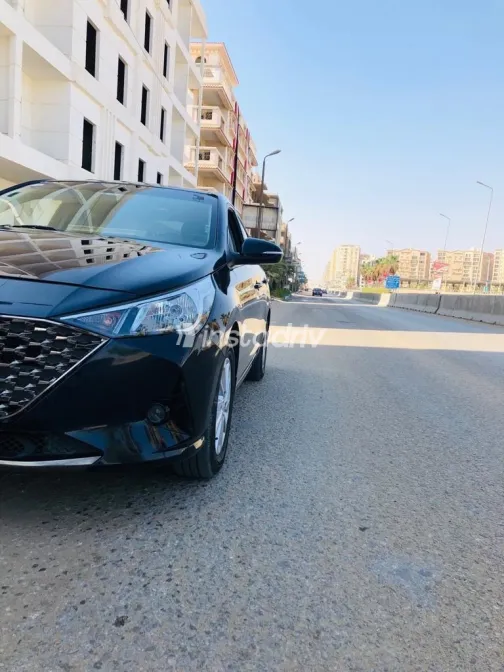 Hyundai Accent HCI 2021 Black Automatic Used for Sale in Greater Cairo ( Cairo + Giza) - 5