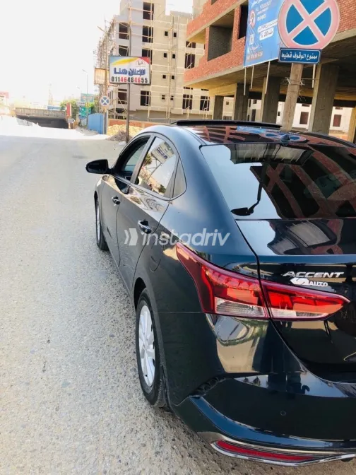 Hyundai Accent HCI 2021 Black Automatic Used for Sale in Greater Cairo ( Cairo + Giza) - 6