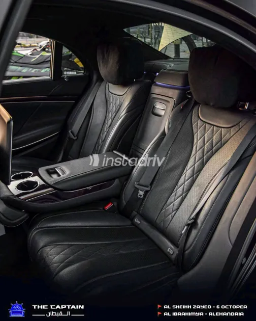 Mercedes S 450 2019 Black Automatic Used for Sale in Greater Cairo ( Cairo + Giza) - 1