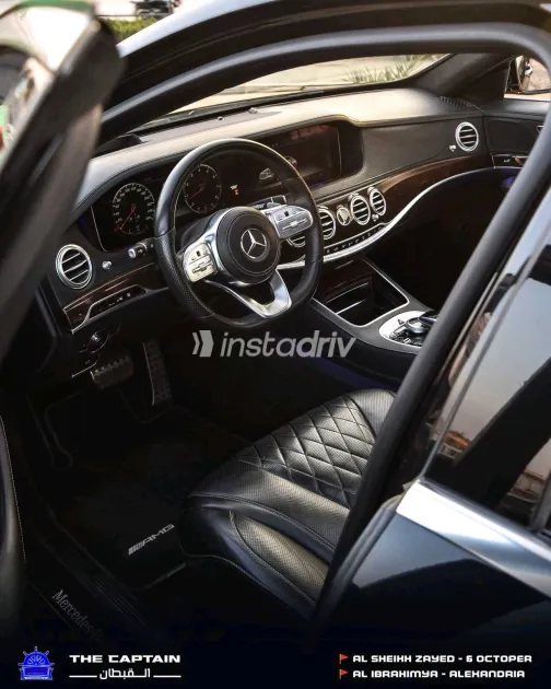 Mercedes S 450 2019 Black Automatic Used for Sale in Greater Cairo ( Cairo + Giza) - 6