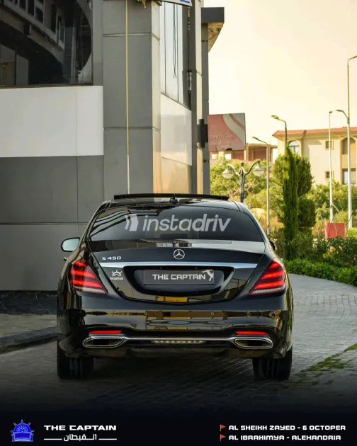 Mercedes S 450 2019 Black Automatic Used for Sale in Greater Cairo ( Cairo + Giza) - 7
