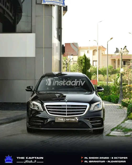 Mercedes S 450 2019 Black Automatic Used for Sale in Greater Cairo ( Cairo + Giza) - 8