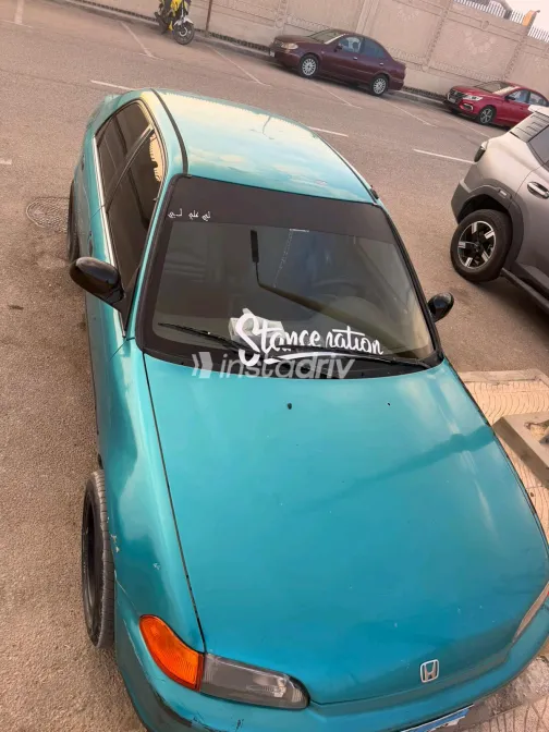 Honda Civic 1993 Green Automatic Used for Sale in Greater Cairo ( Cairo + Giza) - 1