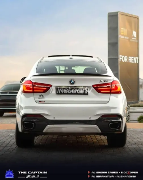 BMW X6 M 2019 White Automatic Used for Sale in Giza - 3