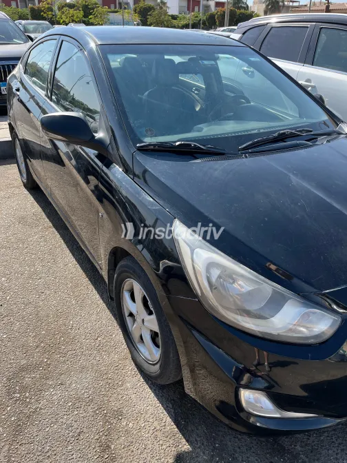 Hyundai Accent RB 2012 Black Automatic Used for Sale in Greater Cairo ( Cairo + Giza) - 1