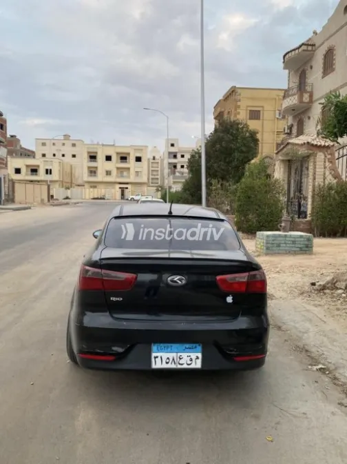 Kia Rio 2017 Black Automatic Used for Sale in Sadat City - 3