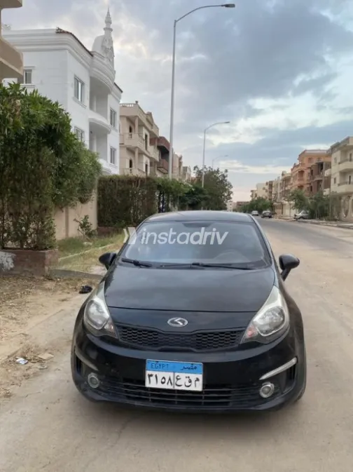 Kia Rio 2017 Black Automatic Used for Sale in Sadat City - 4