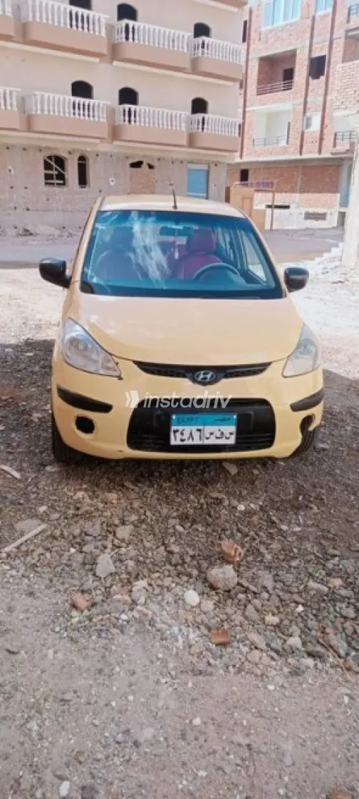 Hyundai I10 2008 Yellow Manual Used for Sale in Safaga - 4