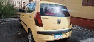 Hyundai I10 2008 Yellow Manual Used for Sale in Safaga