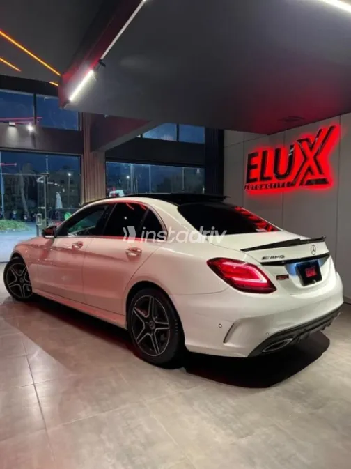 مرسيدس C 180 2019 أبيض أوتوماتيك مستعملة للبيع في مدينة الشيخ زايد - 5