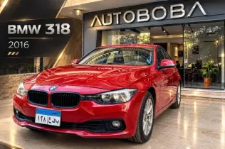 BMW 318 2016 Red Automatic Used for Sale in Heliopolis