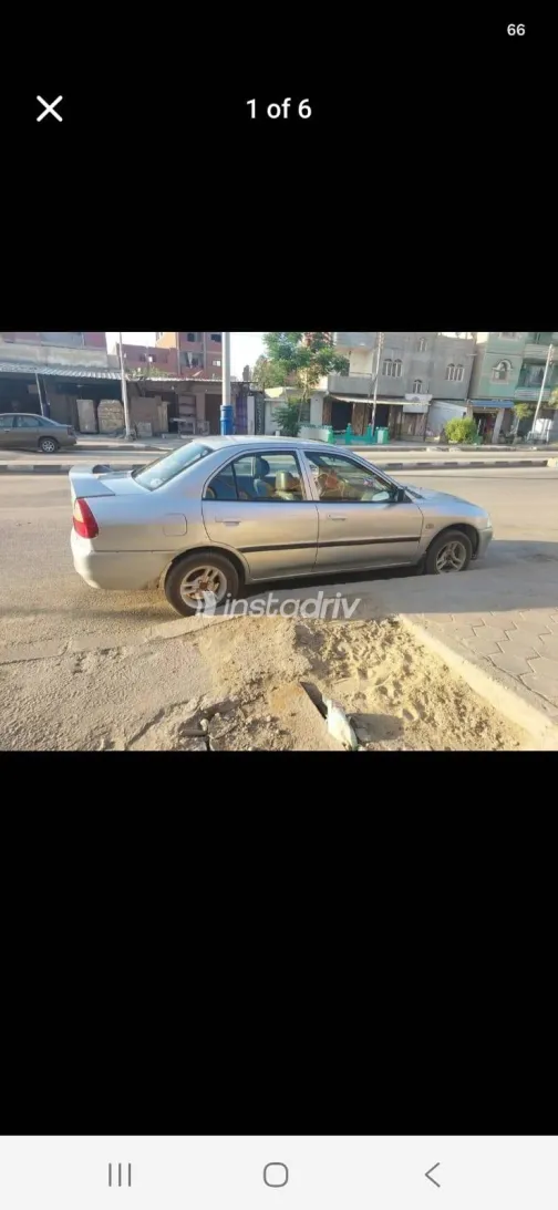 Mitsubishi Lancer 1999 Gray Manual Used for Sale in Greater Cairo ( Cairo + Giza) - 4