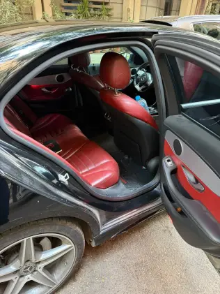 Mercedes C 180 2015 Black Automatic Used for Sale in Greater Cairo ( Cairo + Giza)