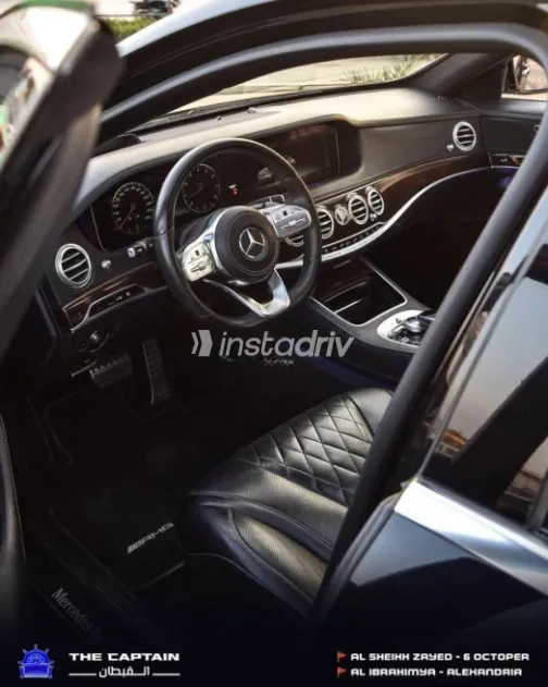 Mercedes S 450 2019 Black Automatic Used for Sale in Sheikh Zayed City - 3
