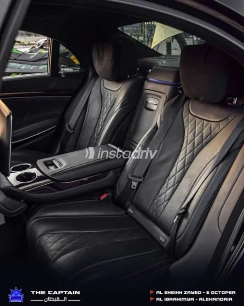 Mercedes S 450 2019 Black Automatic Used for Sale in Sheikh Zayed City - 6