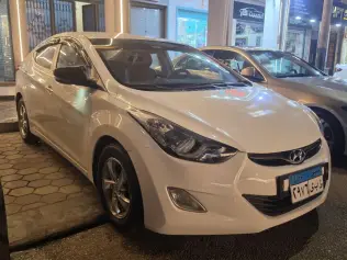 Hyundai Avante 2012 White Automatic Used for Sale in Damietta